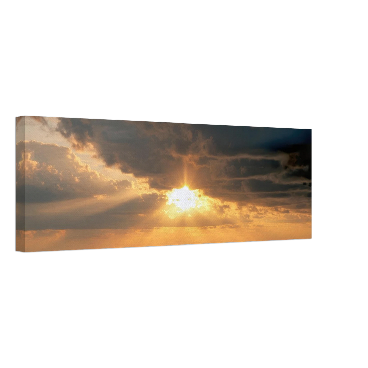 Wandbild dramatischer ozean sonnenuntergang kuestenkunst in ihrer wunschgroesse
