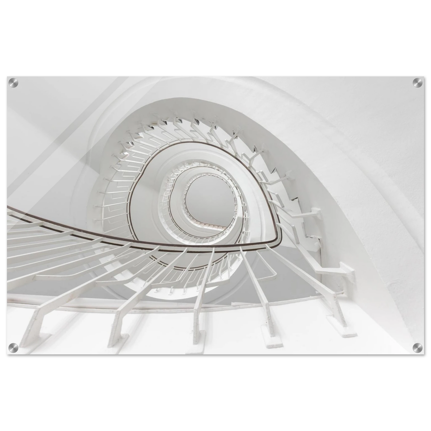 Wandbild minimalistisches spiral treppenhaus zeitlose eleganz fuer ihr zuhause