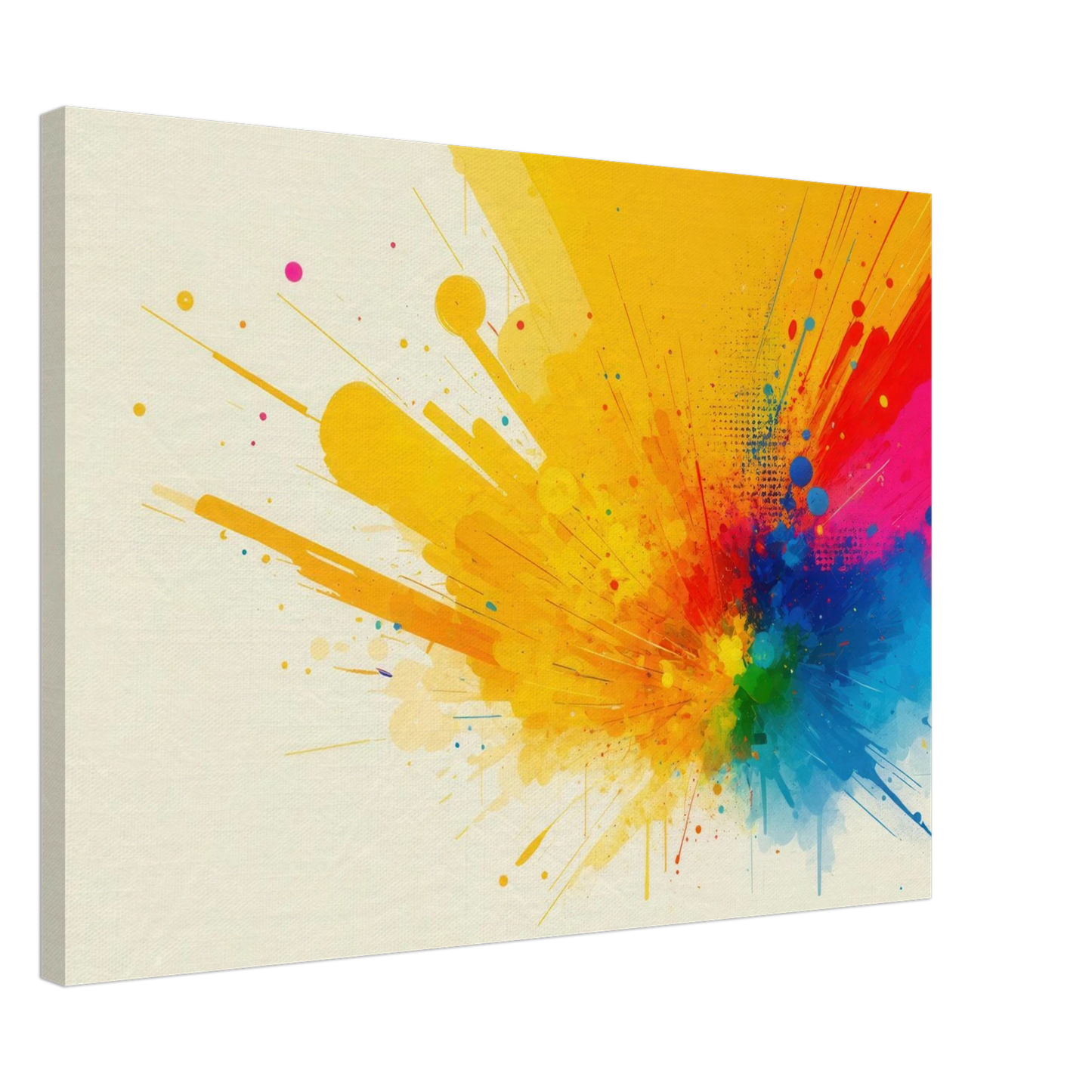 Wandbild explosion der farben abstraktes kunstwerk fuer dein zuhause in verschiedenen groessen