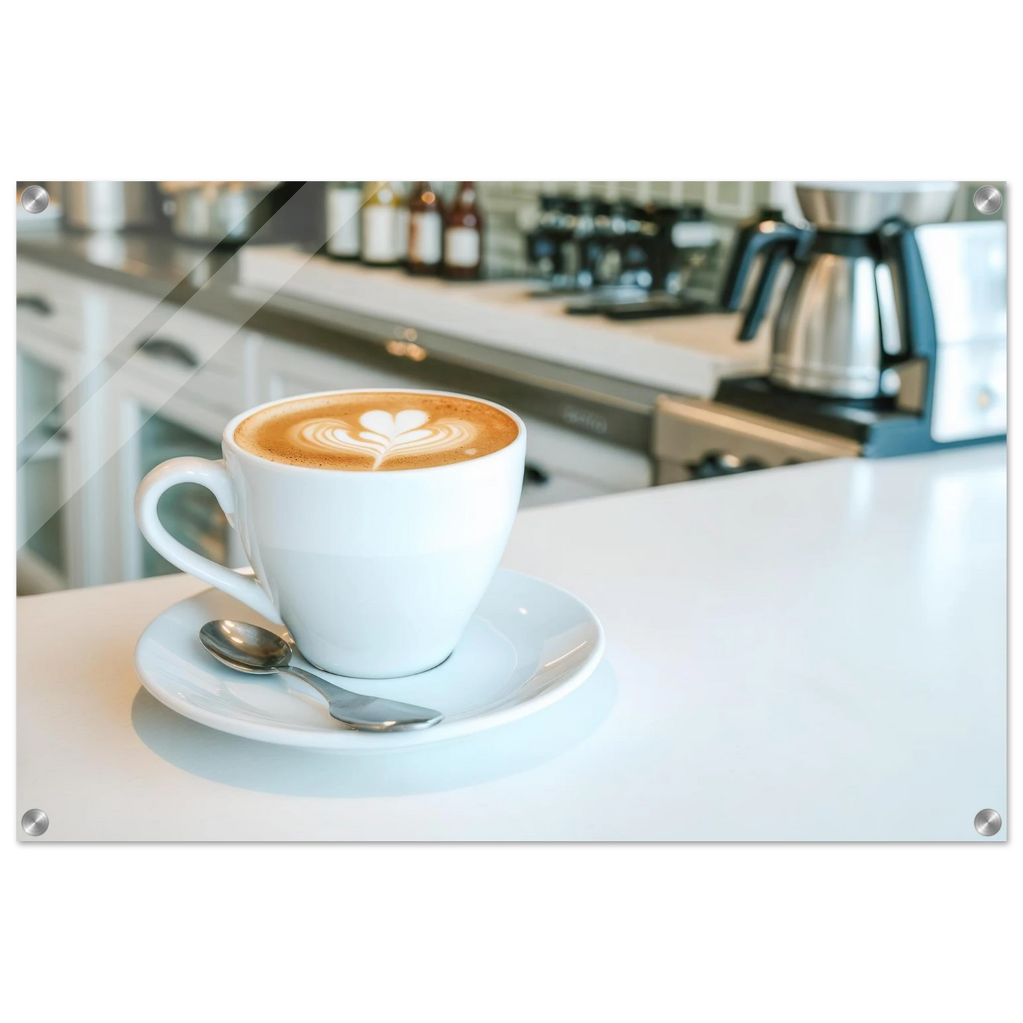 Wandbild espresso latte art meisterwerk fuer ihre kueche oder ihr caf verfuegbar in vielen groessen