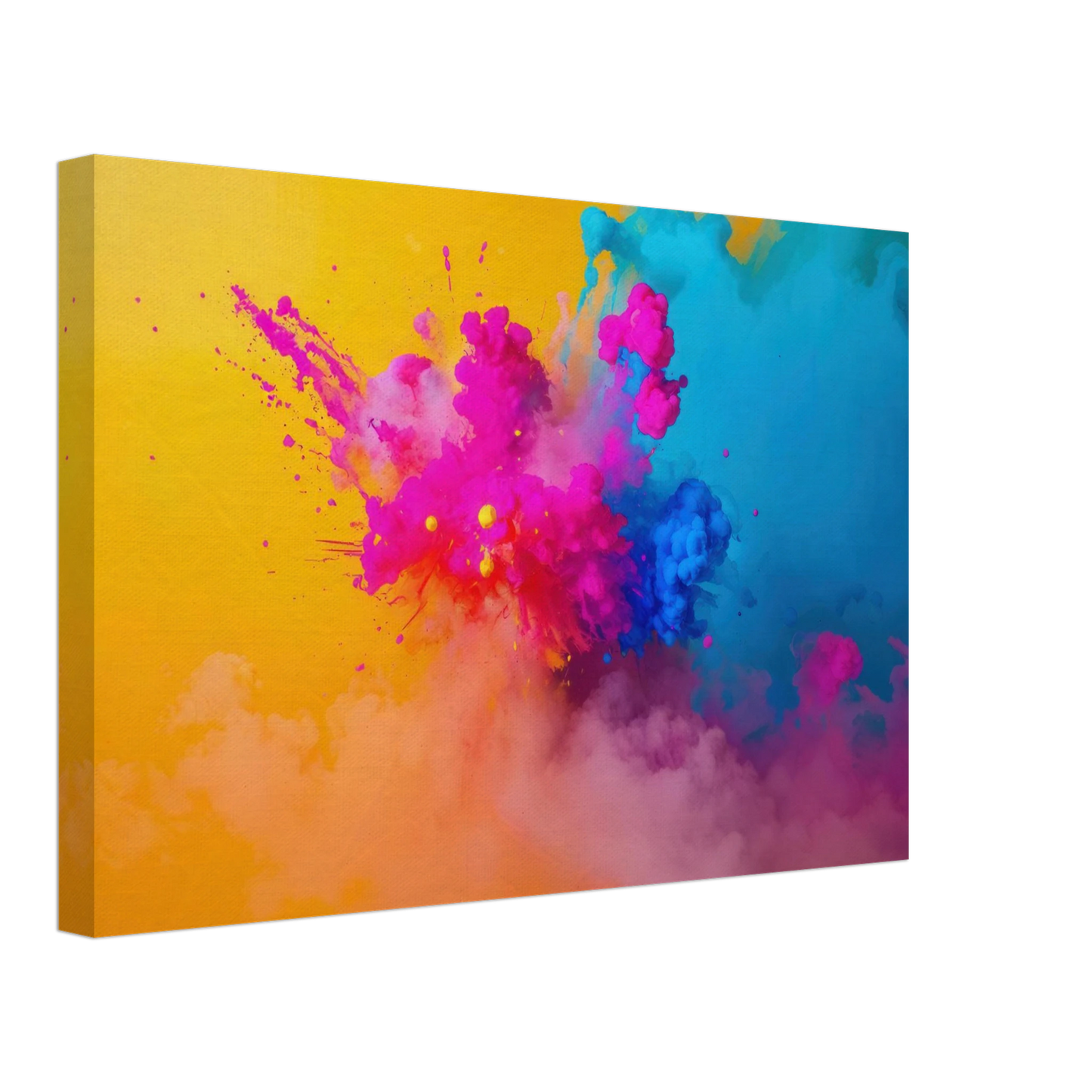 Wandbild explosive farben lebendige abstraktion fuer ihr zuhause in vielen groessen