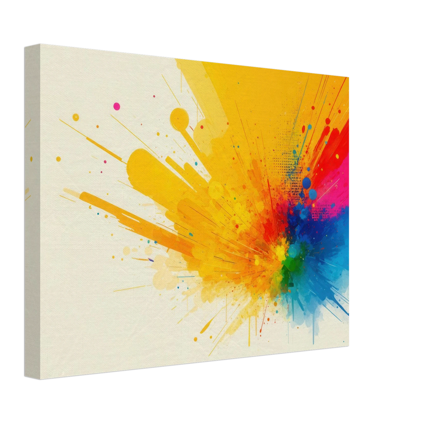 Wandbild explosion der farben abstraktes kunstwerk fuer dein zuhause in verschiedenen groessen