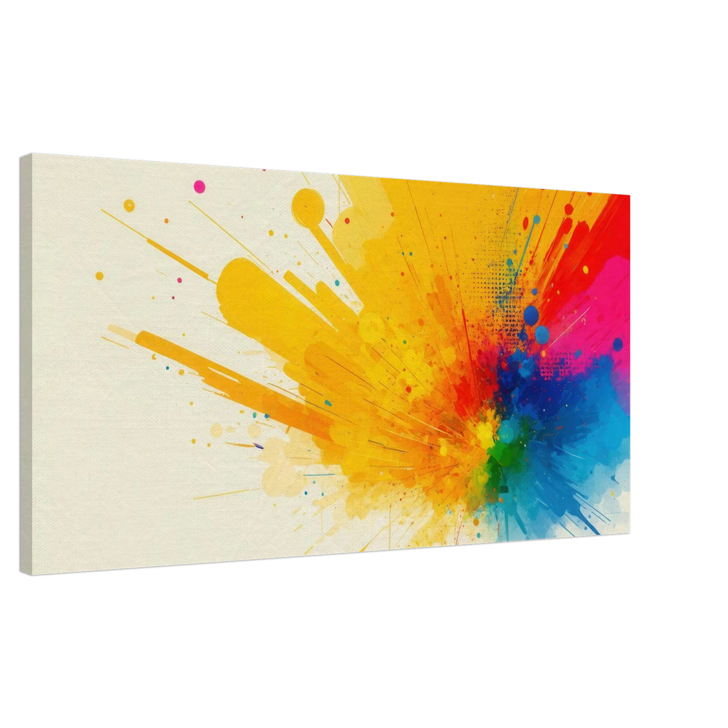 Wandbild explosion der farben abstraktes kunstwerk fuer dein zuhause in verschiedenen groessen