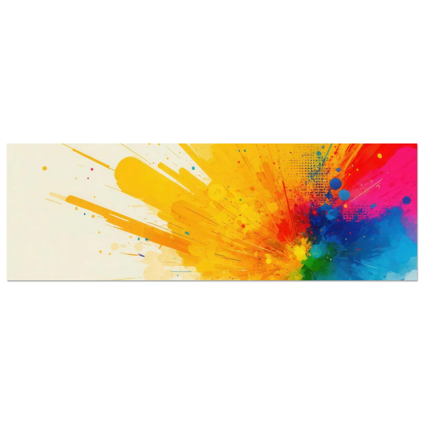 Wandbild explosion der farben abstraktes kunstwerk fuer dein zuhause in verschiedenen groessen