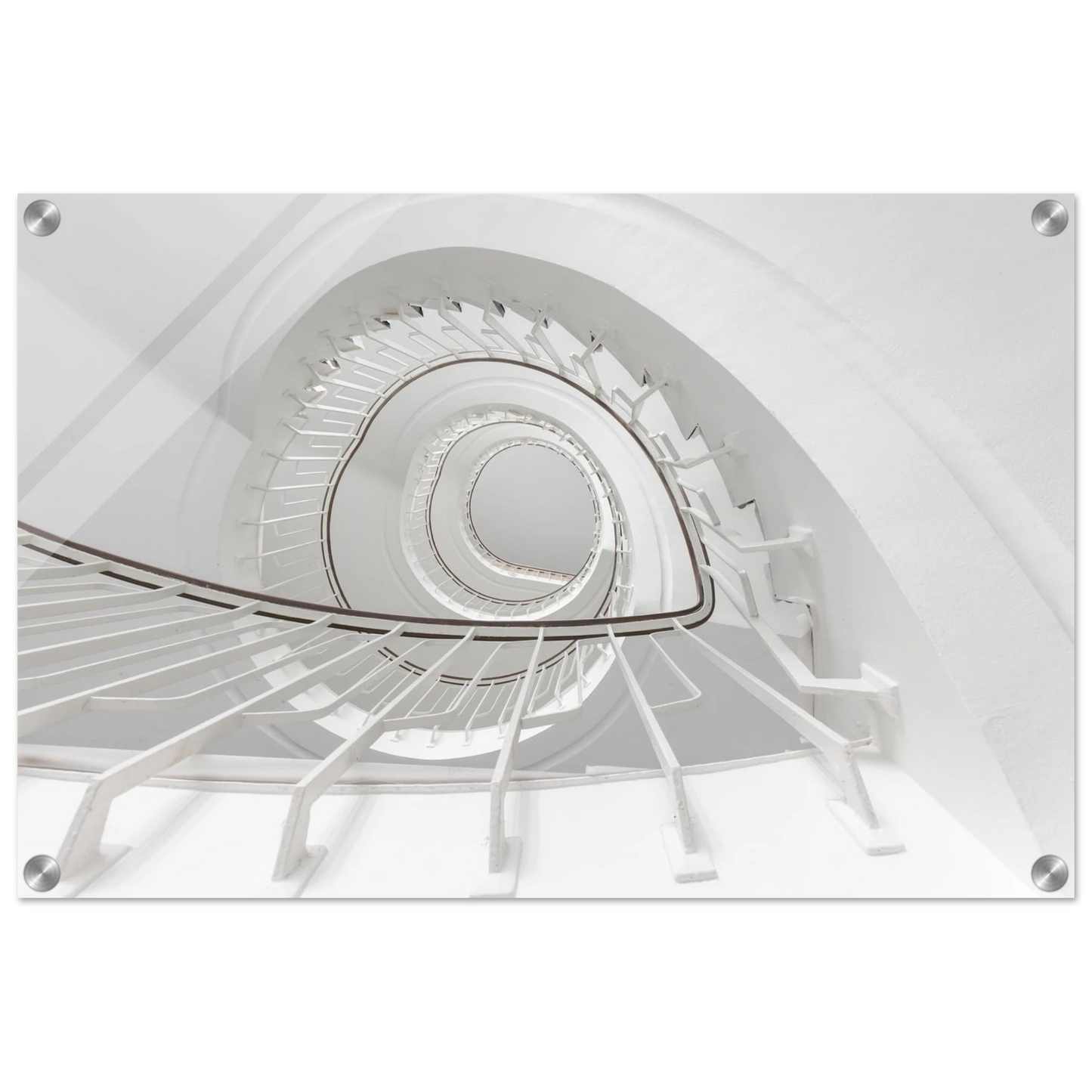 Wandbild minimalistisches spiral treppenhaus zeitlose eleganz fuer ihr zuhause