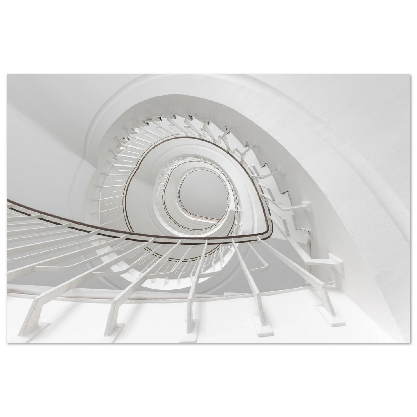 Wandbild minimalistisches spiral treppenhaus zeitlose eleganz fuer ihr zuhause