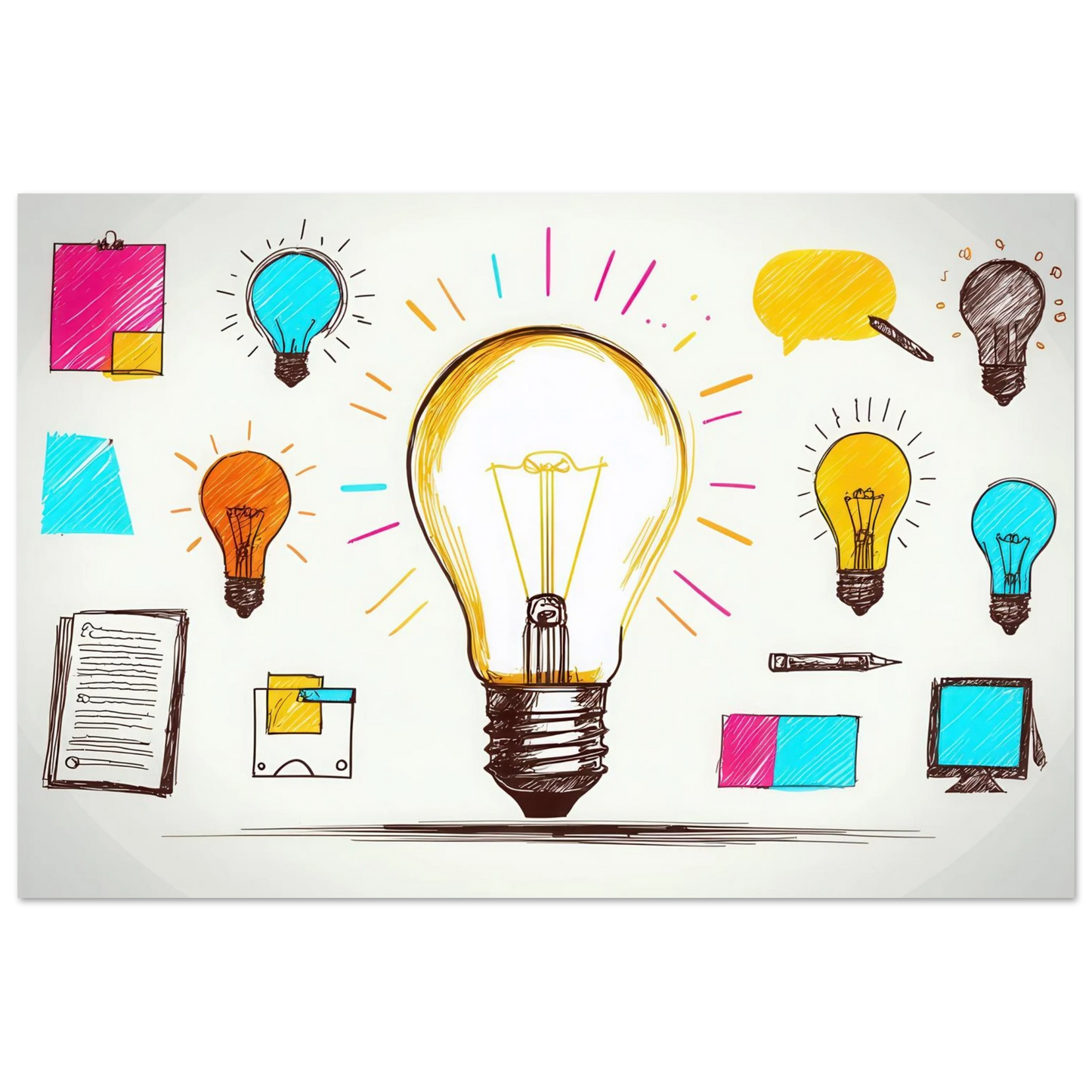 Wandbild pop art skizzen brillante ideen in lebendigen farben dein kreativer akzent fuer jeden raum