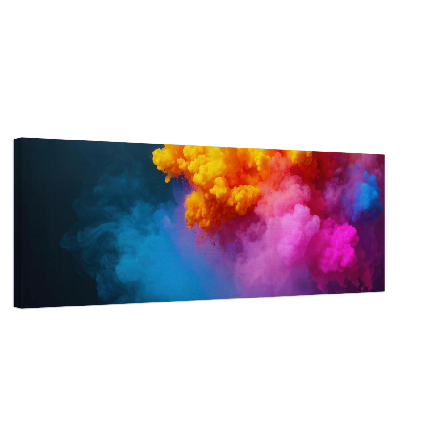 Wandbild explosion der farben lebhaftes abstraktes kunstwerk fuer dein zuhause