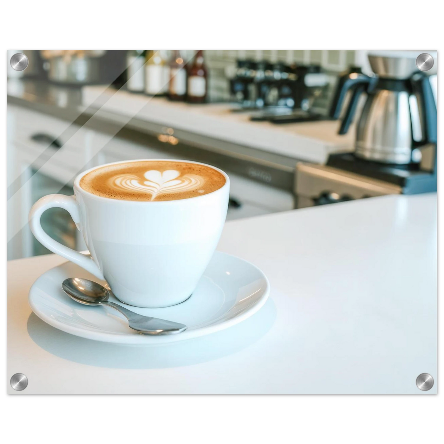 Wandbild espresso latte art meisterwerk fuer ihre kueche oder ihr caf verfuegbar in vielen groessen