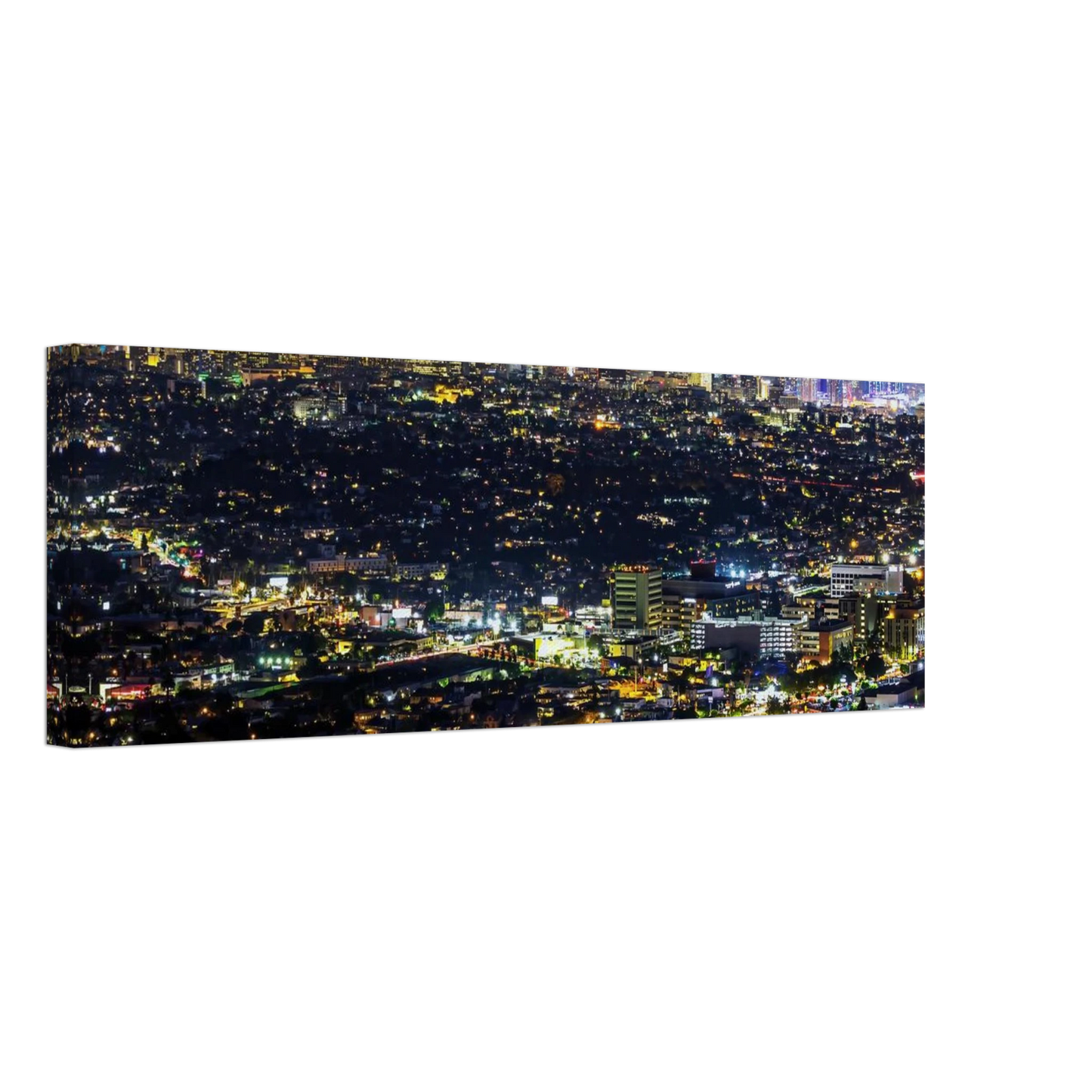 Wandbild los angeles lichtermeer majestaetische skyline bei nacht in ihrer wunschgroesse