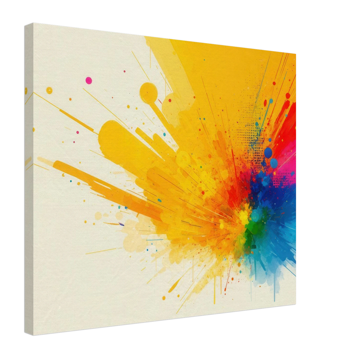 Wandbild explosion der farben abstraktes kunstwerk fuer dein zuhause in verschiedenen groessen