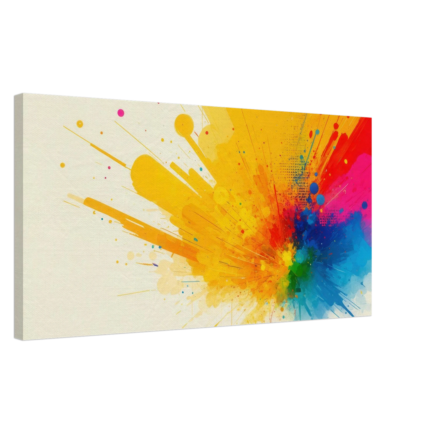 Wandbild explosion der farben abstraktes kunstwerk fuer dein zuhause in verschiedenen groessen