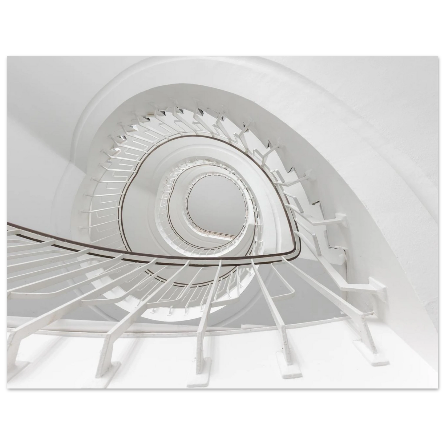 Wandbild minimalistisches spiral treppenhaus zeitlose eleganz fuer ihr zuhause