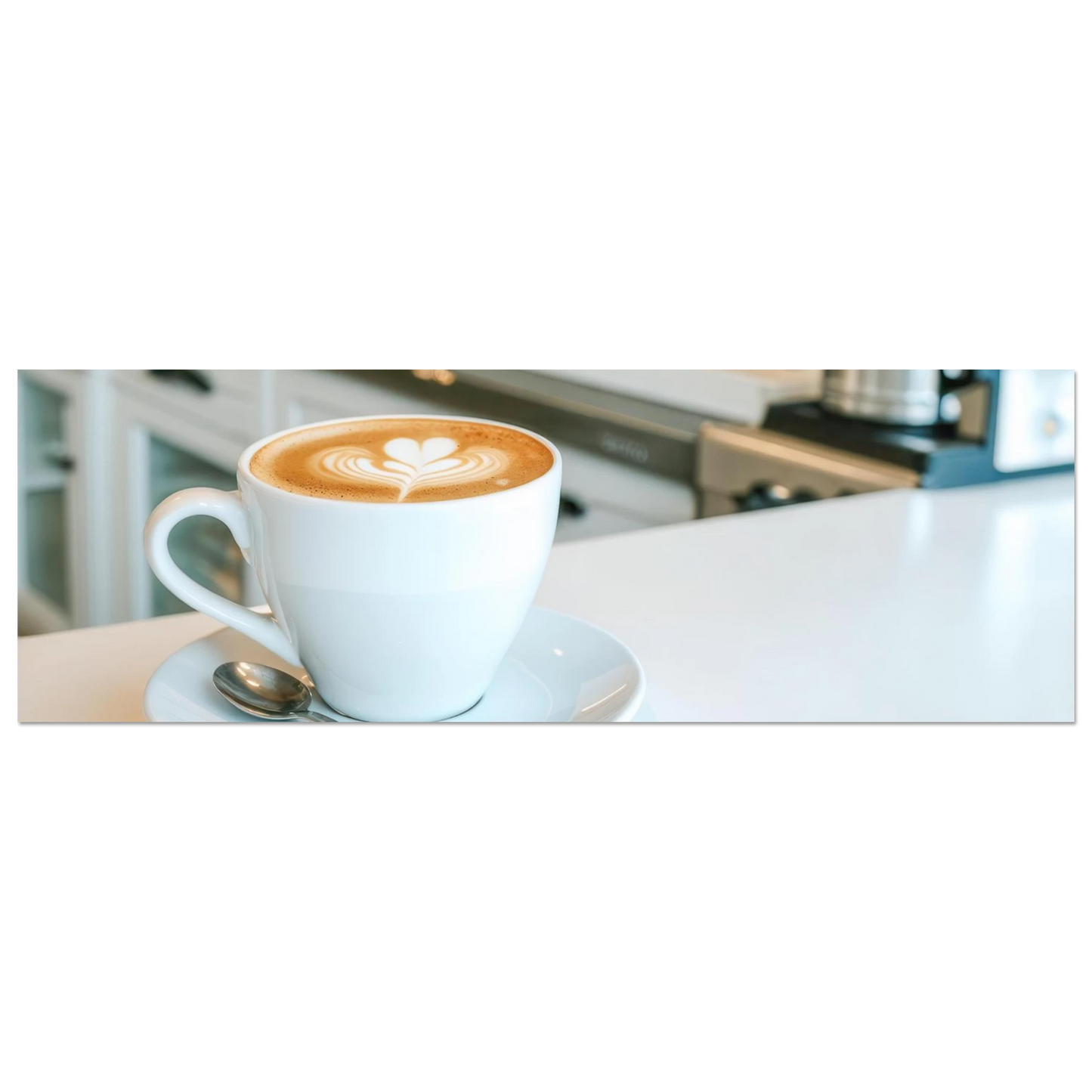 Wandbild espresso latte art meisterwerk fuer ihre kueche oder ihr caf verfuegbar in vielen groessen