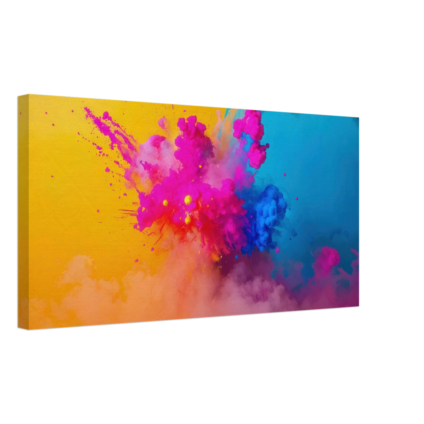 Wandbild explosive farben lebendige abstraktion fuer ihr zuhause in vielen groessen