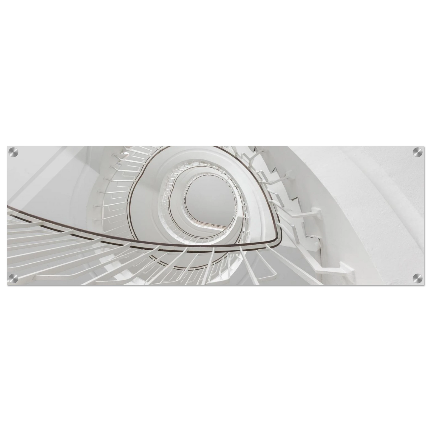 Wandbild minimalistisches spiral treppenhaus zeitlose eleganz fuer ihr zuhause