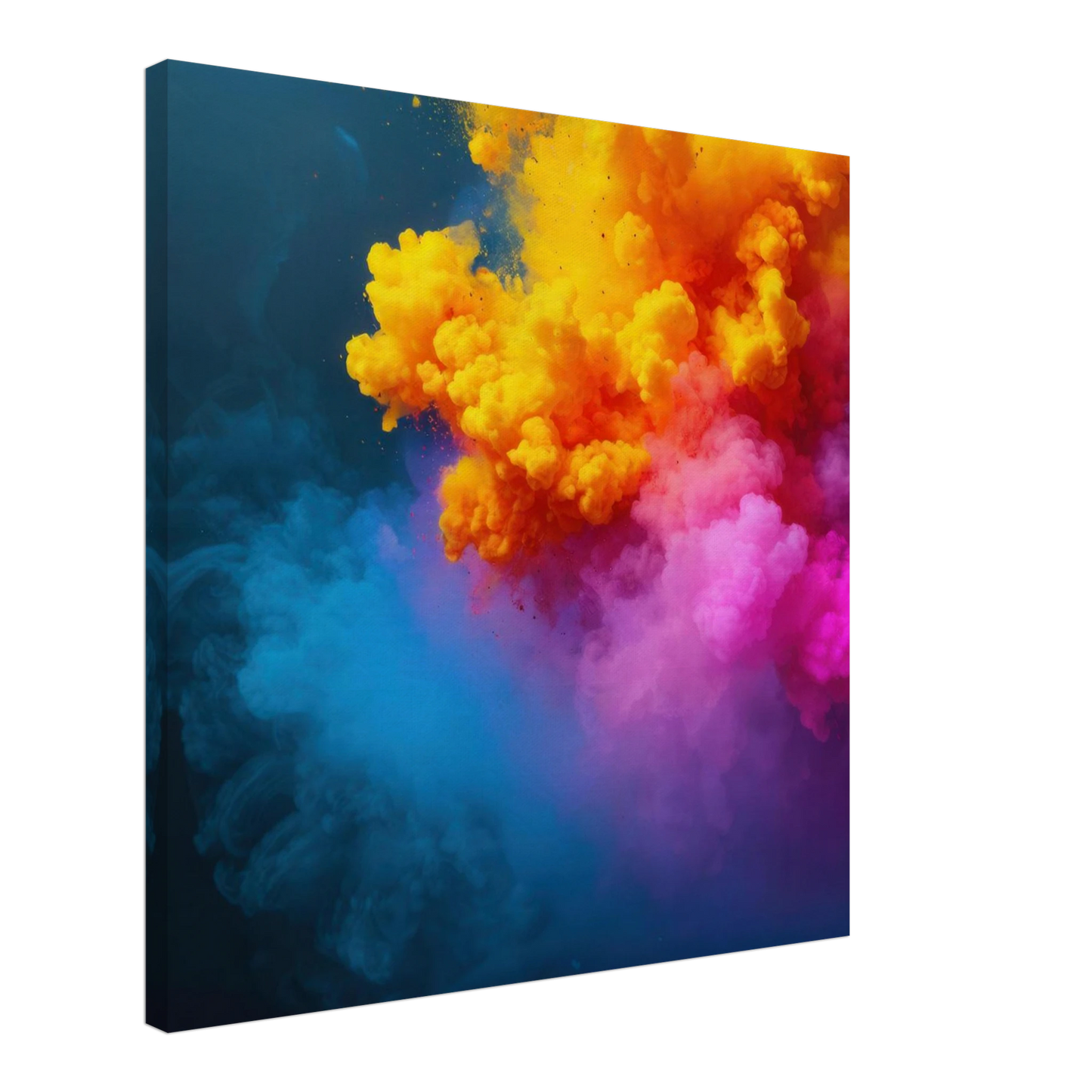 Wandbild explosion der farben lebhaftes abstraktes kunstwerk fuer dein zuhause