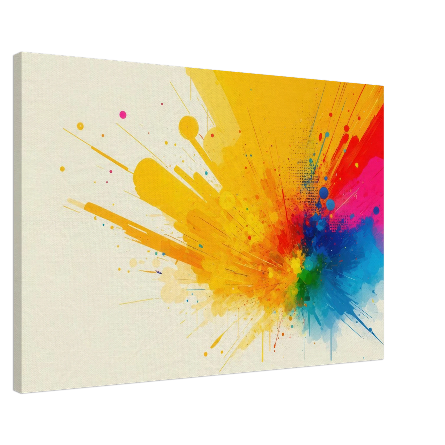 Wandbild explosion der farben abstraktes kunstwerk fuer dein zuhause in verschiedenen groessen