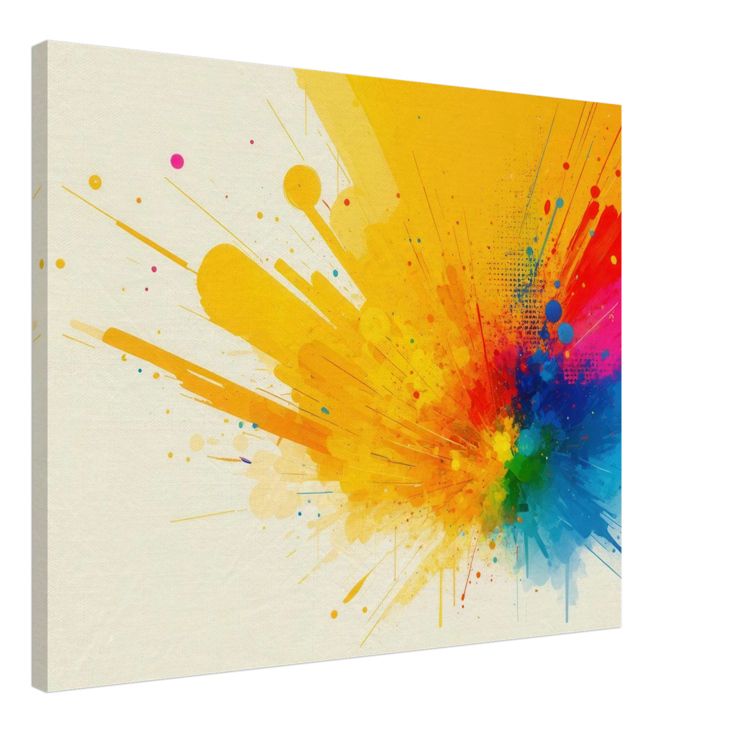 Wandbild explosion der farben abstraktes kunstwerk fuer dein zuhause in verschiedenen groessen