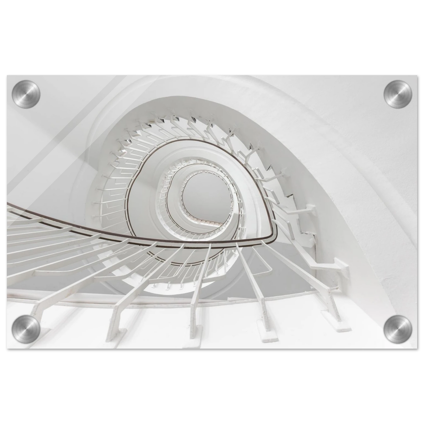 Wandbild minimalistisches spiral treppenhaus zeitlose eleganz fuer ihr zuhause
