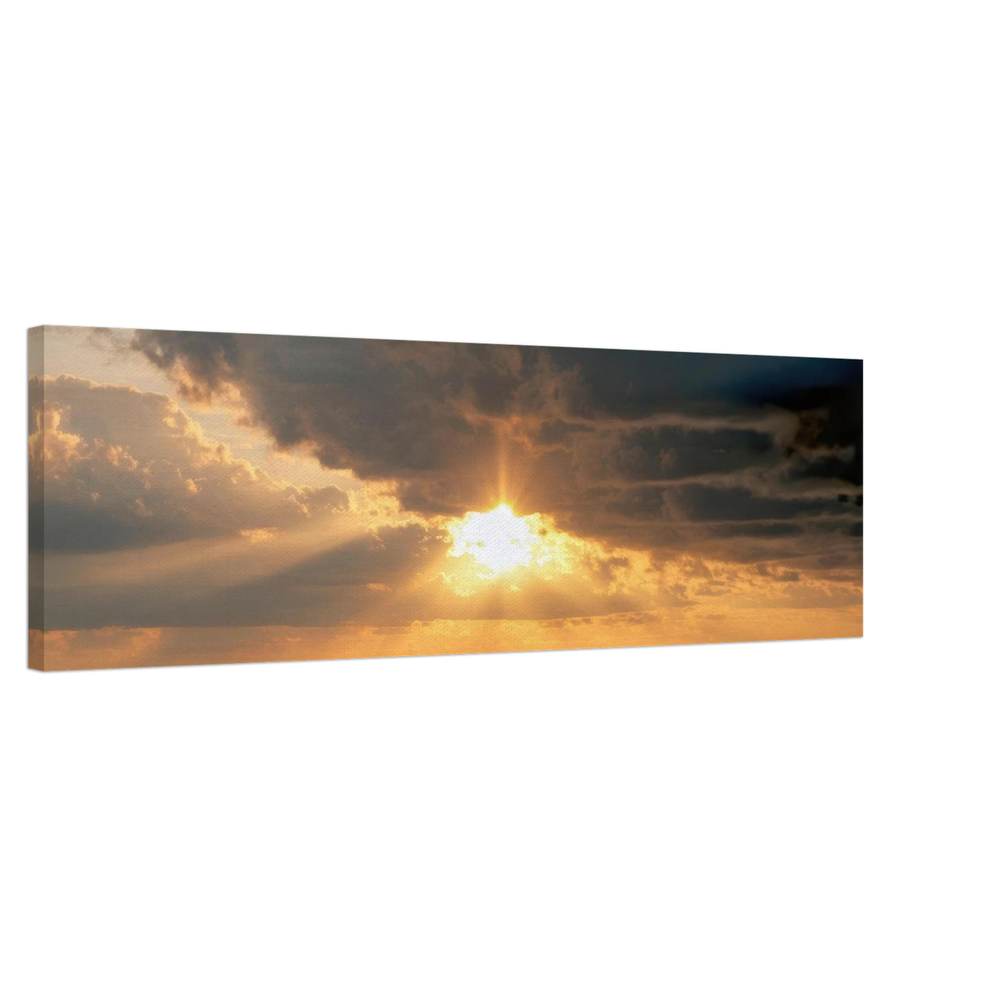 Wandbild dramatischer ozean sonnenuntergang kuestenkunst in ihrer wunschgroesse