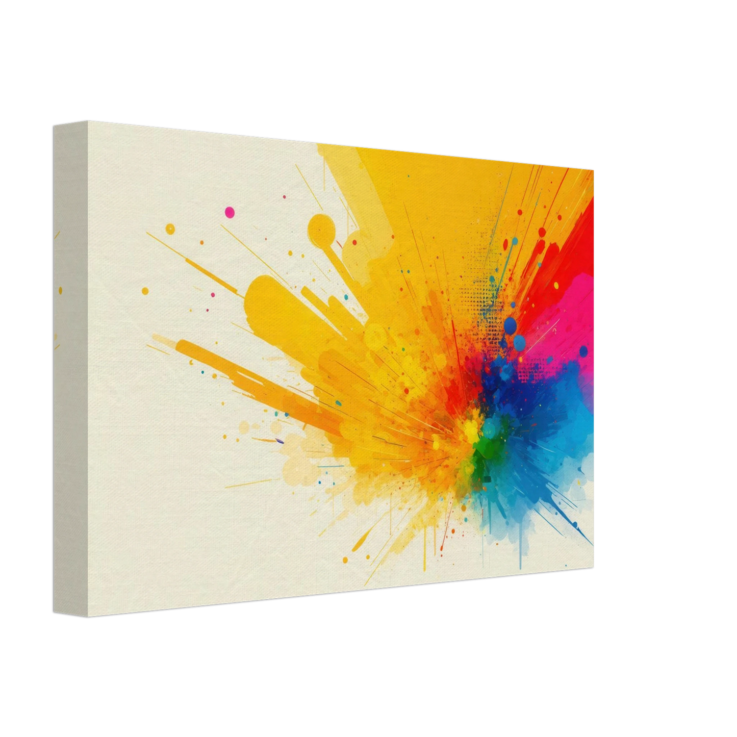 Wandbild explosion der farben abstraktes kunstwerk fuer dein zuhause in verschiedenen groessen