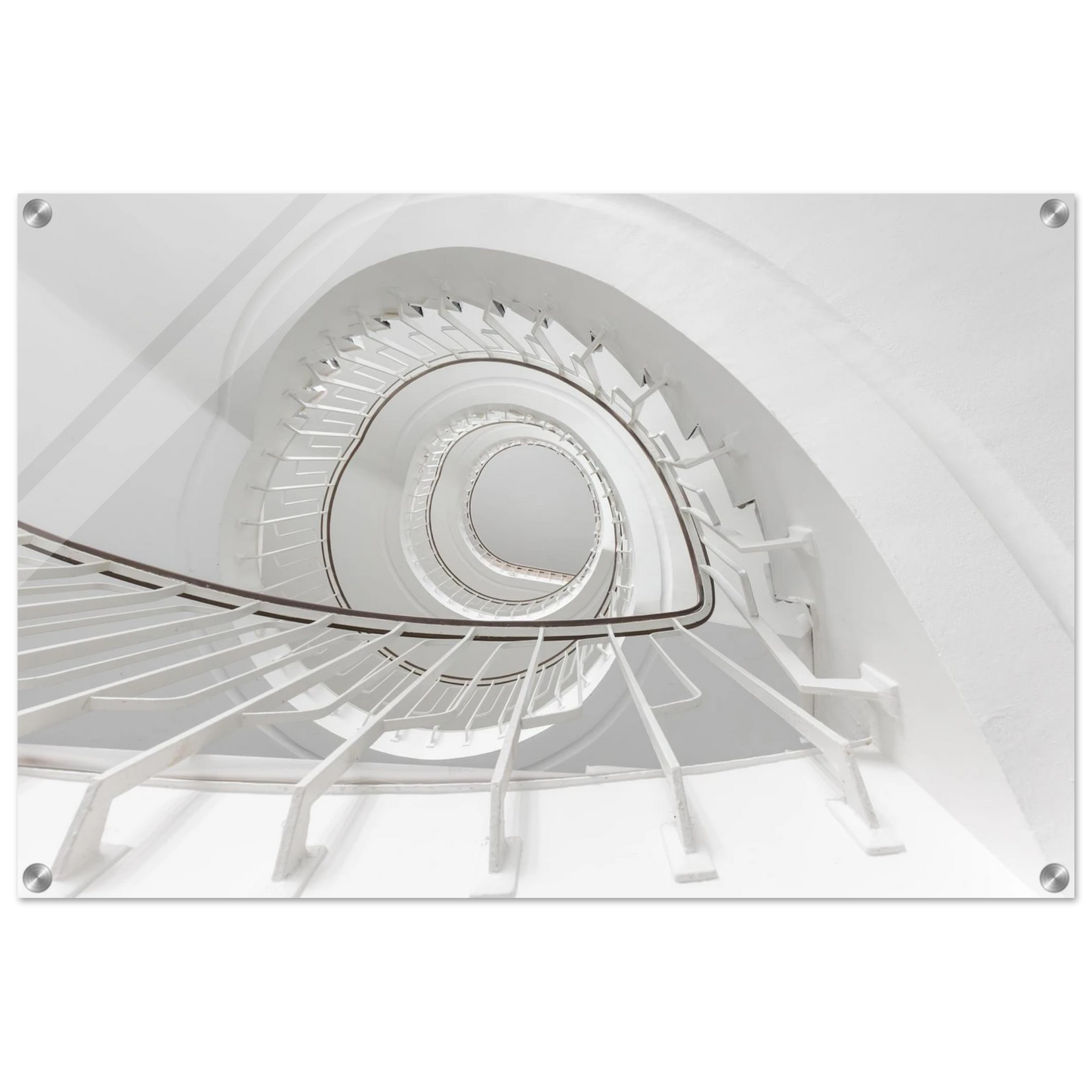 Wandbild minimalistisches spiral treppenhaus zeitlose eleganz fuer ihr zuhause