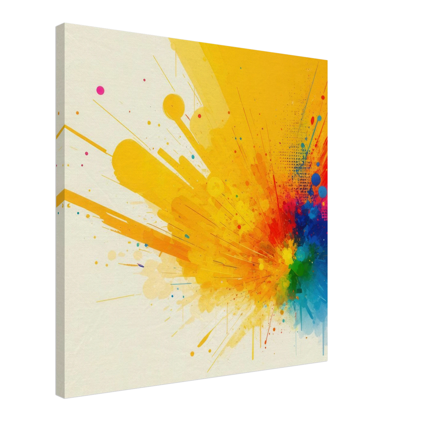 Wandbild explosion der farben abstraktes kunstwerk fuer dein zuhause in verschiedenen groessen