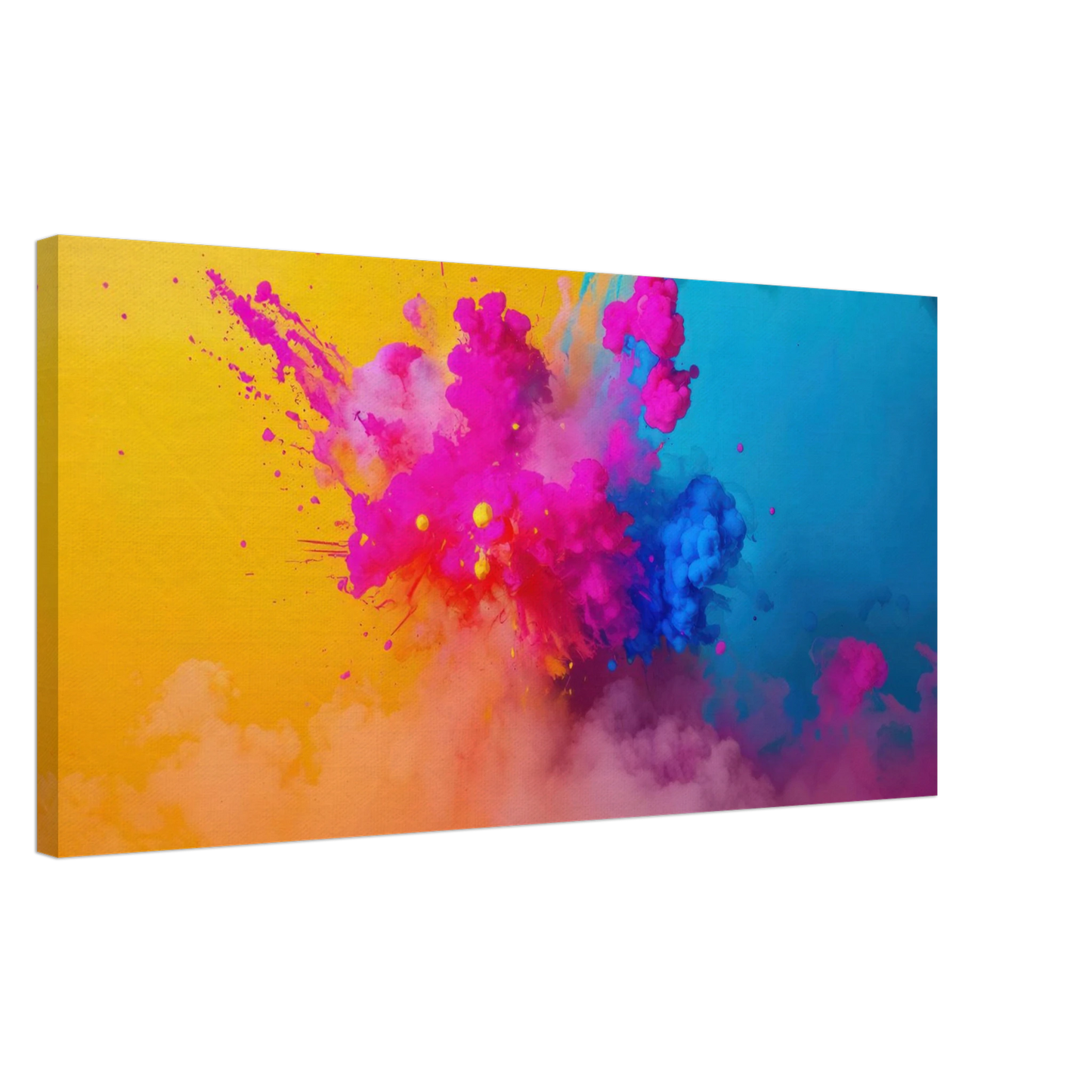 Wandbild explosive farben lebendige abstraktion fuer ihr zuhause in vielen groessen