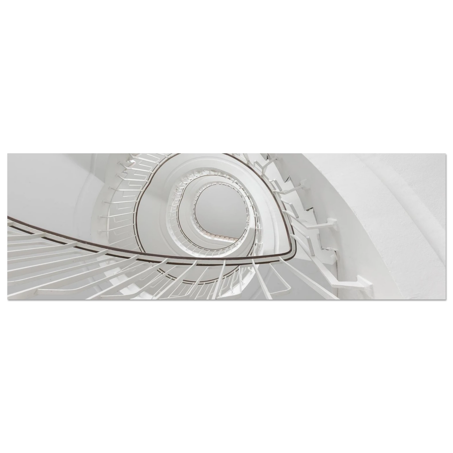 Wandbild minimalistisches spiral treppenhaus zeitlose eleganz fuer ihr zuhause