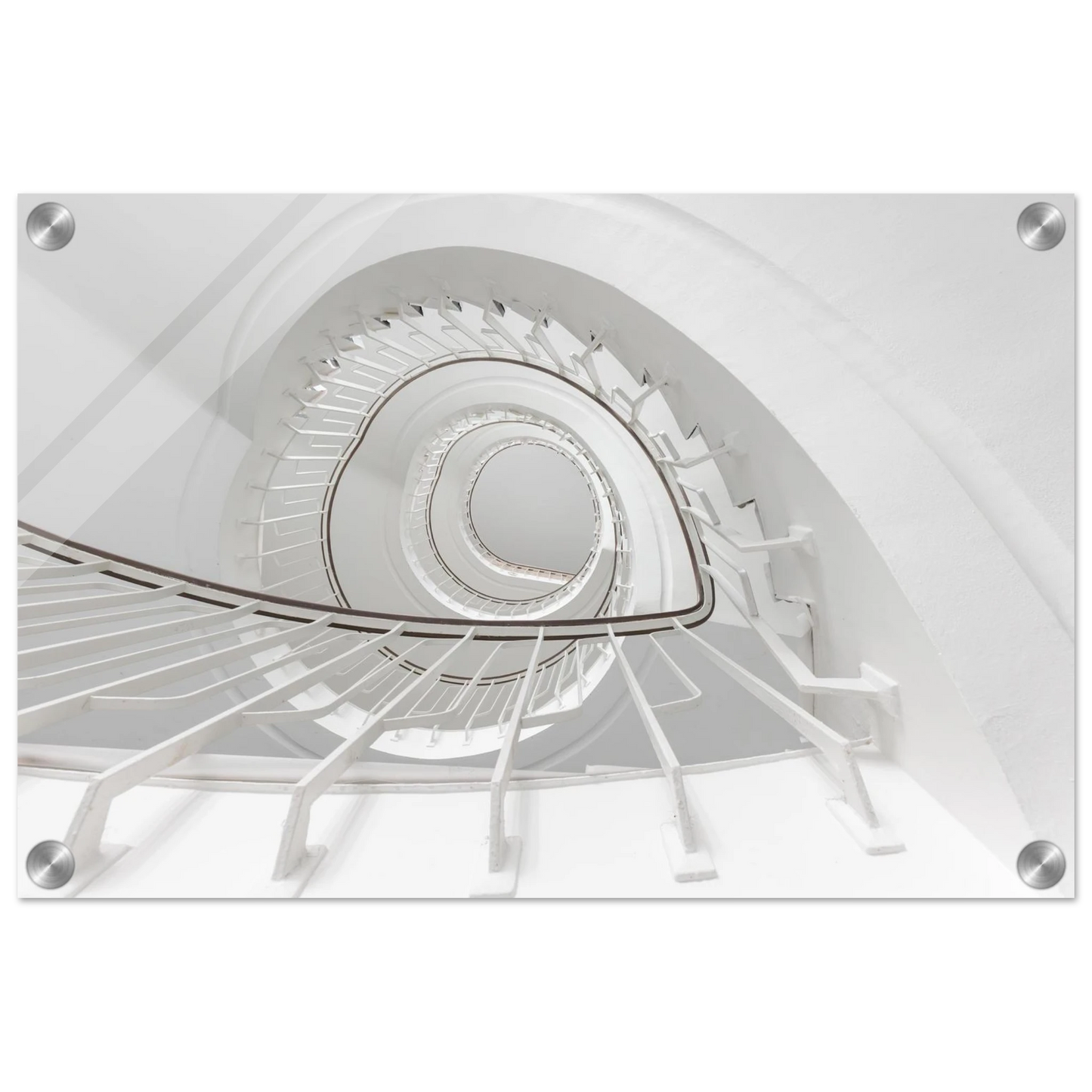 Wandbild minimalistisches spiral treppenhaus zeitlose eleganz fuer ihr zuhause