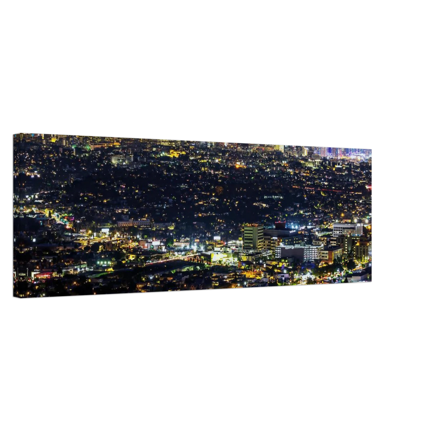 Wandbild los angeles lichtermeer majestaetische skyline bei nacht in ihrer wunschgroesse