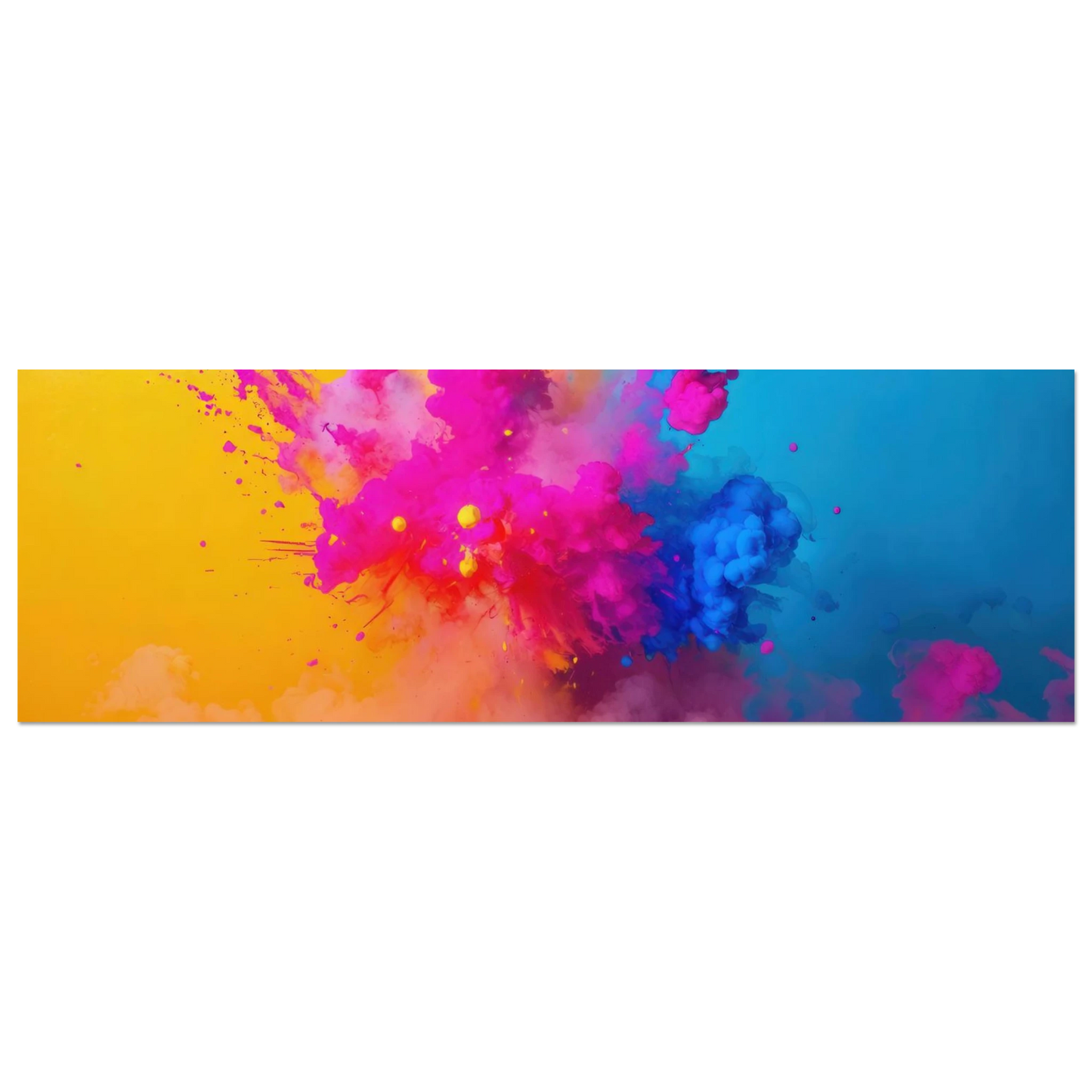 Wandbild explosive farben lebendige abstraktion fuer ihr zuhause in vielen groessen