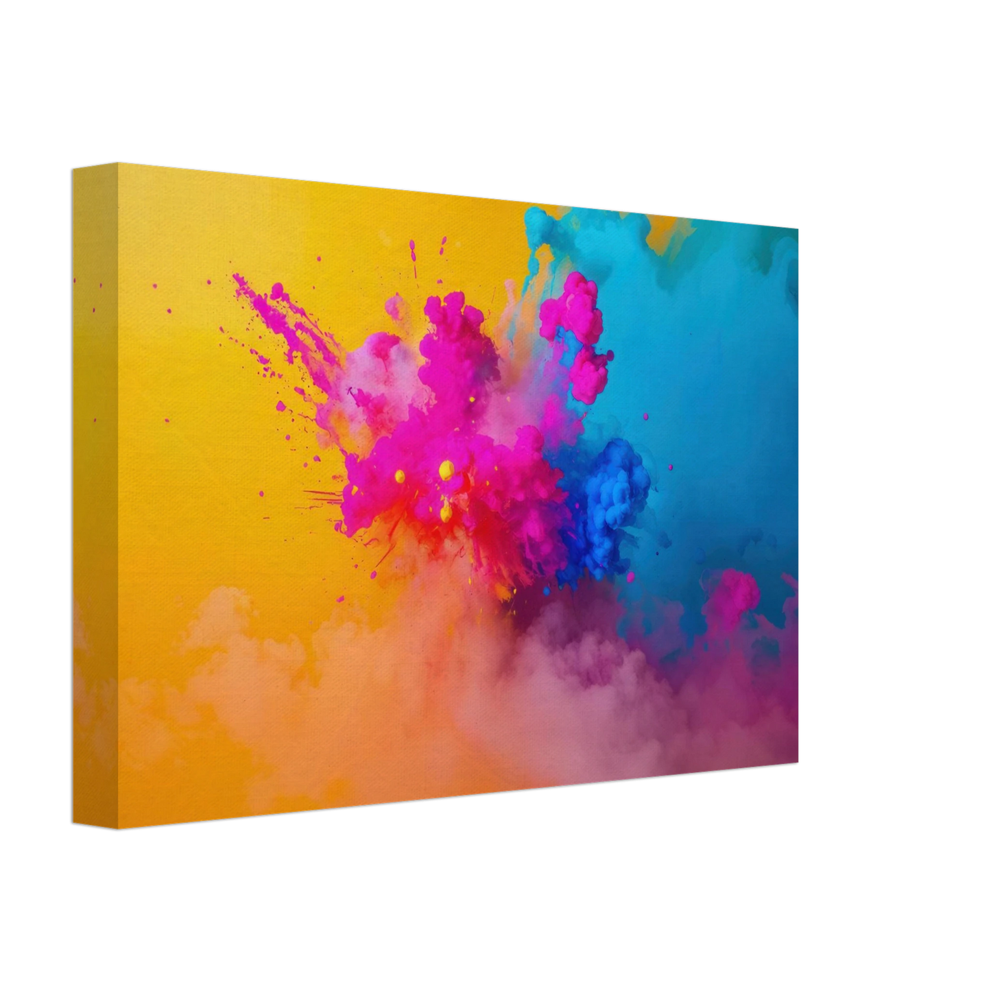 Wandbild explosive farben lebendige abstraktion fuer ihr zuhause in vielen groessen