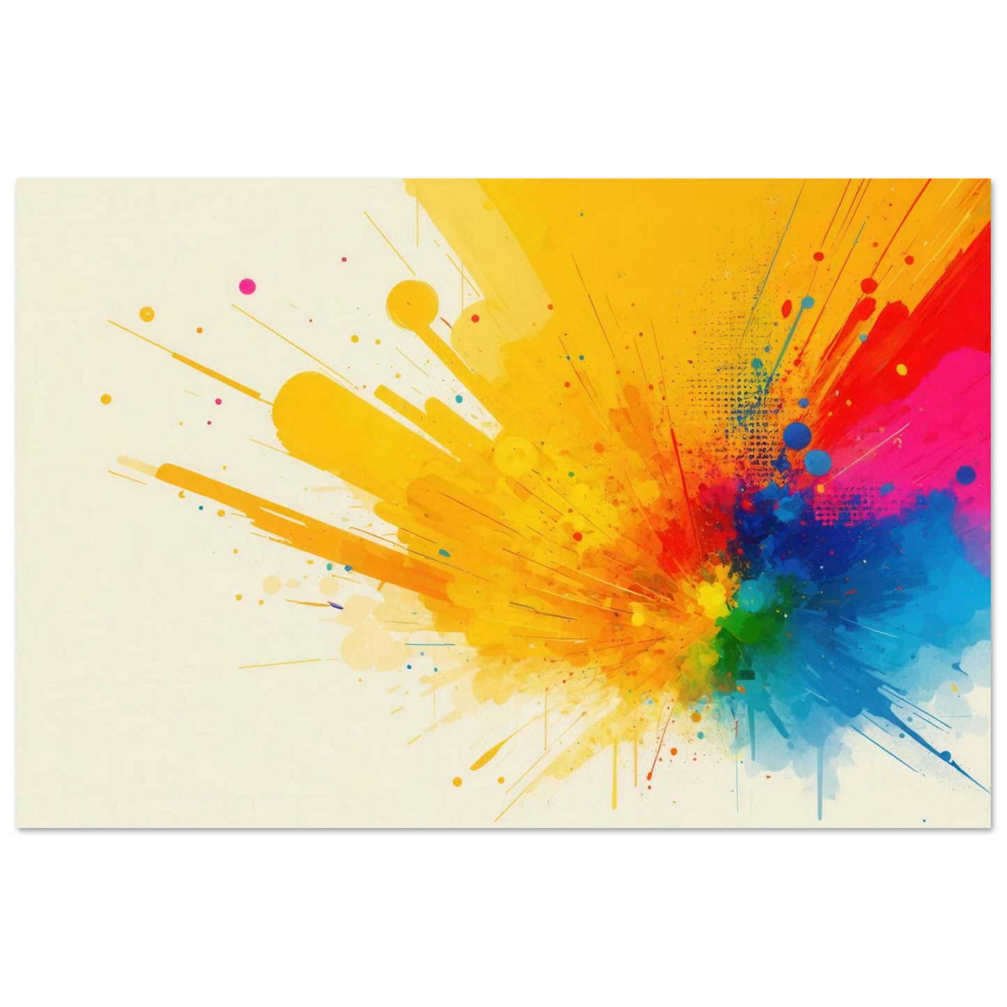 Wandbild explosion der farben abstraktes kunstwerk fuer dein zuhause in verschiedenen groessen
