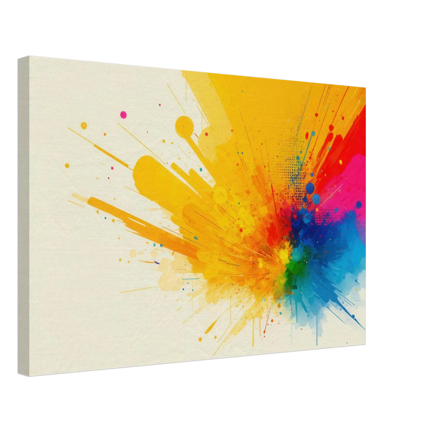Wandbild explosion der farben abstraktes kunstwerk fuer dein zuhause in verschiedenen groessen