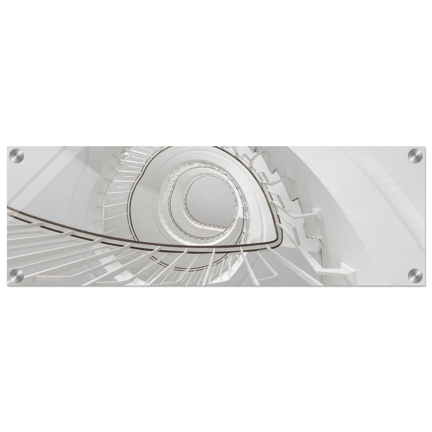 Wandbild minimalistisches spiral treppenhaus zeitlose eleganz fuer ihr zuhause