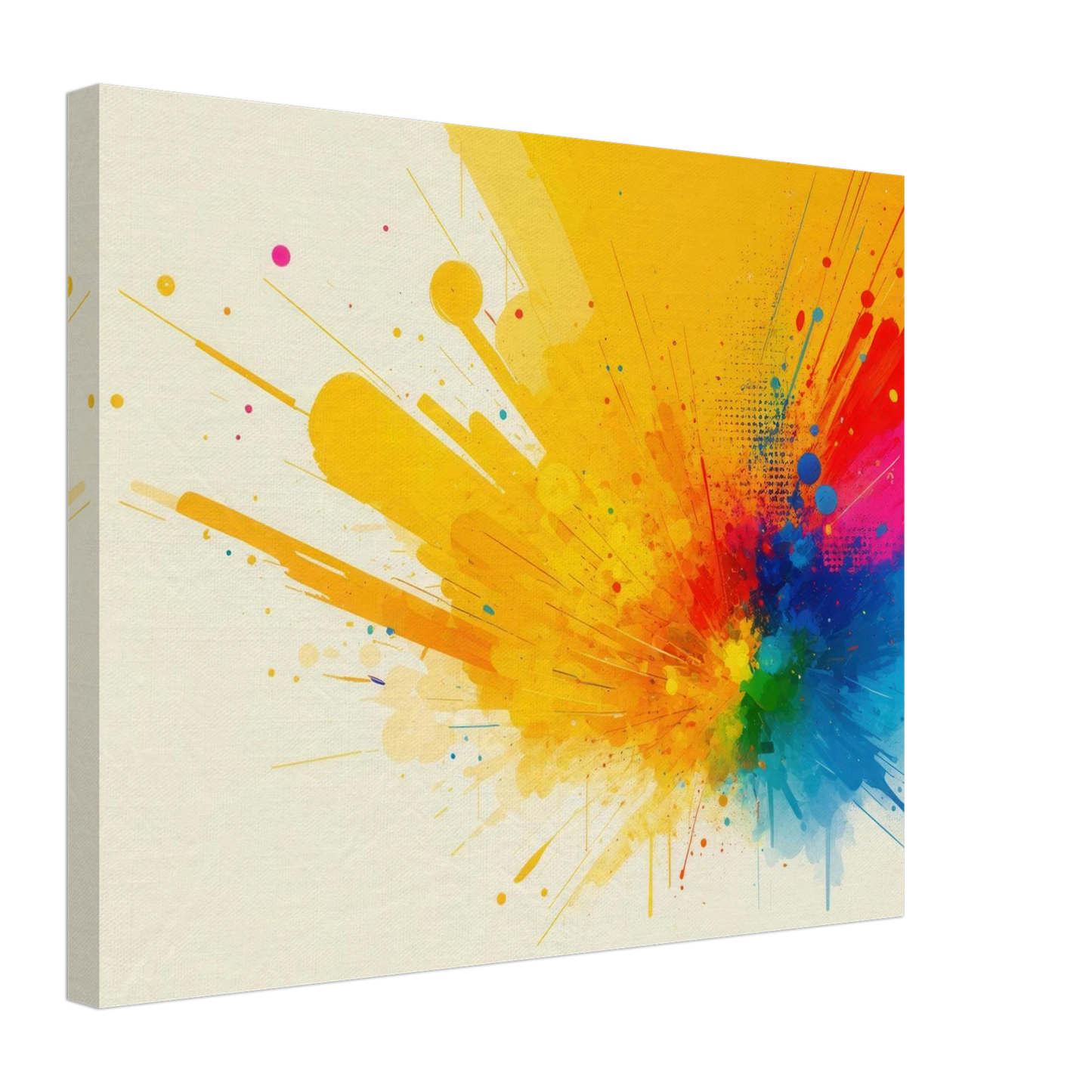 Wandbild explosion der farben abstraktes kunstwerk fuer dein zuhause in verschiedenen groessen
