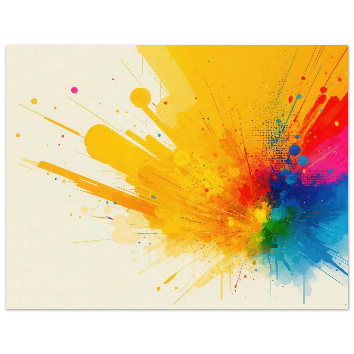 Wandbild explosion der farben abstraktes kunstwerk fuer dein zuhause in verschiedenen groessen