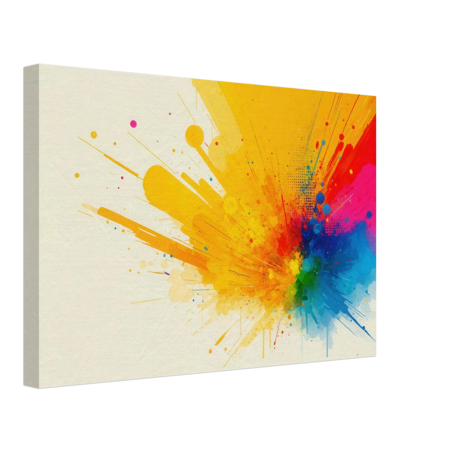 Wandbild explosion der farben abstraktes kunstwerk fuer dein zuhause in verschiedenen groessen