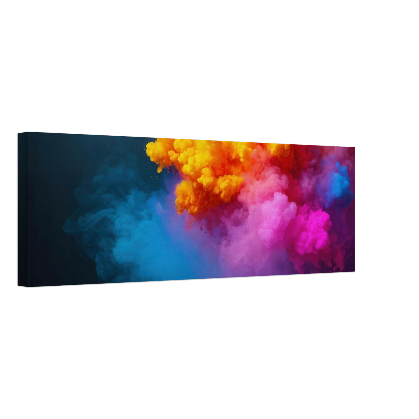 Wandbild explosion der farben lebhaftes abstraktes kunstwerk fuer dein zuhause