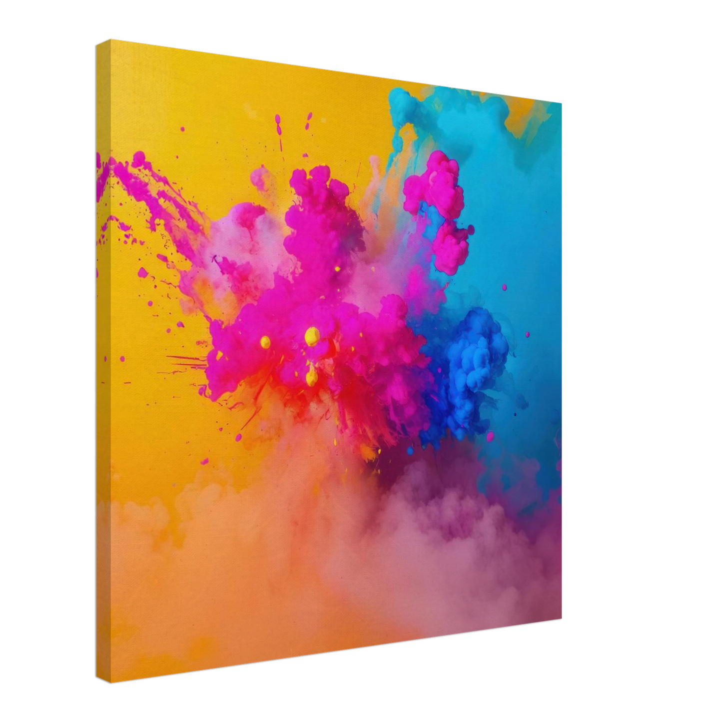 Wandbild explosive farben lebendige abstraktion fuer ihr zuhause in vielen groessen