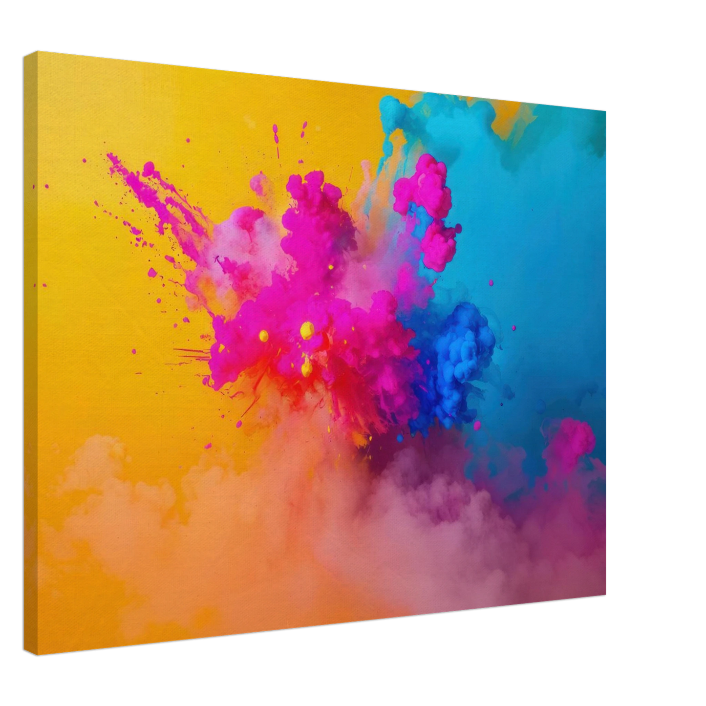 Wandbild explosive farben lebendige abstraktion fuer ihr zuhause in vielen groessen