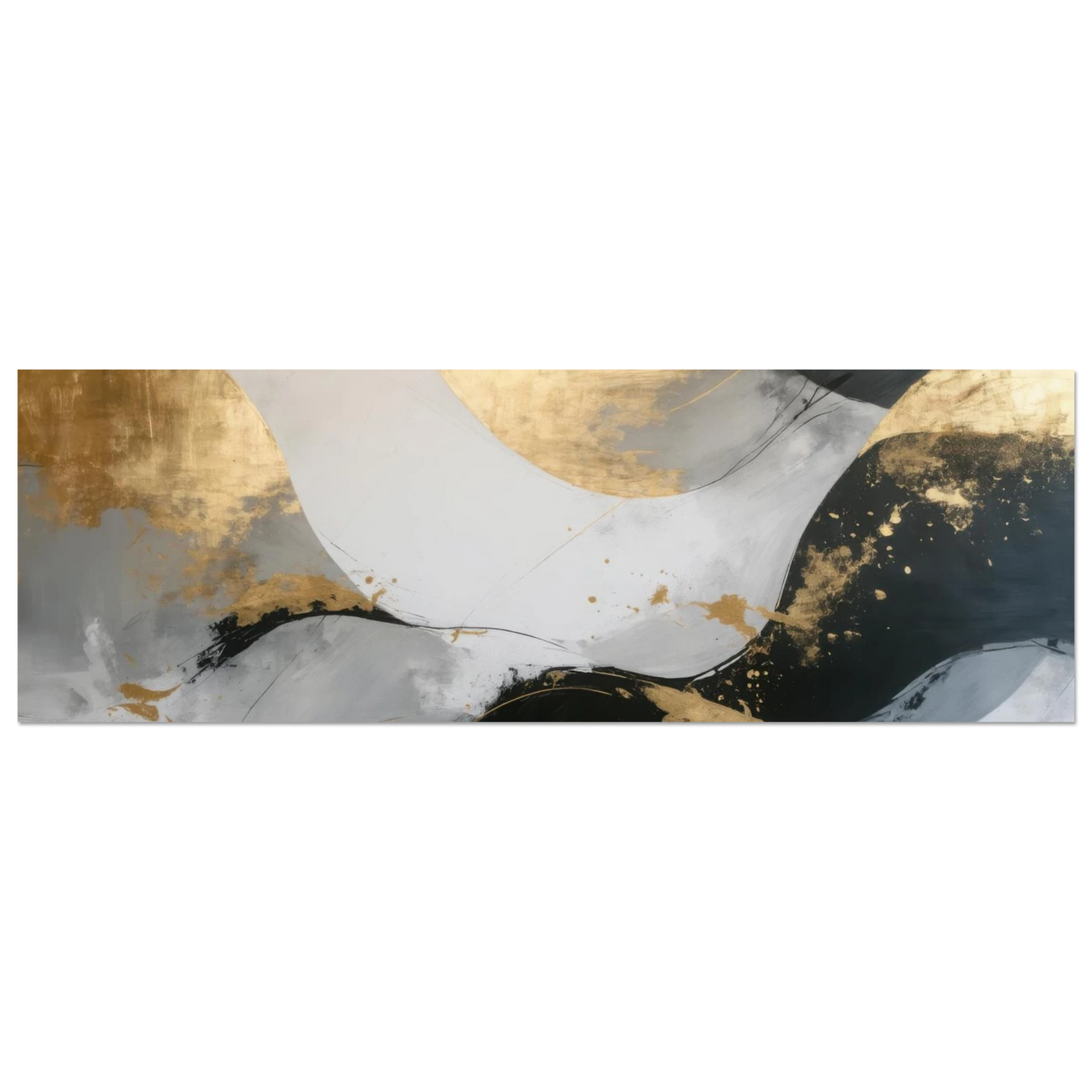 Wandbild goldene abstraktion elegante kunst fuer ihr zuhause in ihrer wunschgroesse