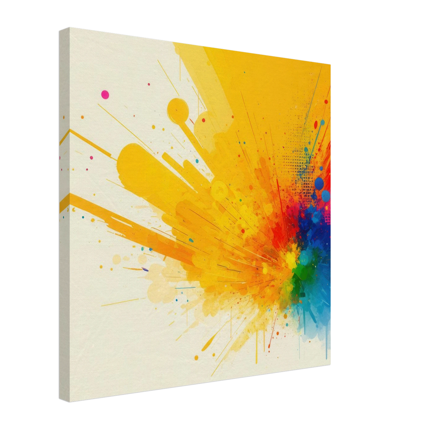 Wandbild explosion der farben abstraktes kunstwerk fuer dein zuhause in verschiedenen groessen