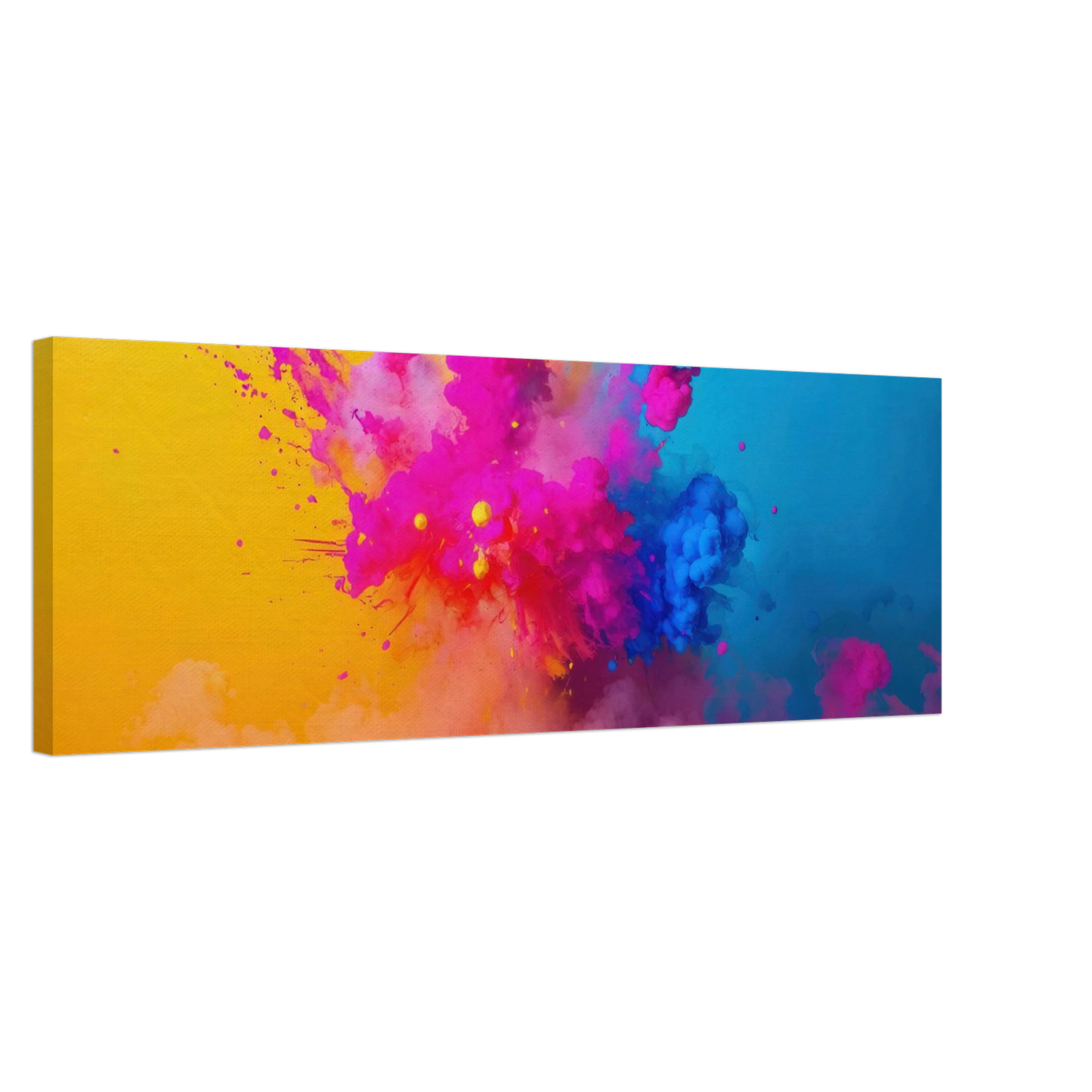 Wandbild explosive farben lebendige abstraktion fuer ihr zuhause in vielen groessen