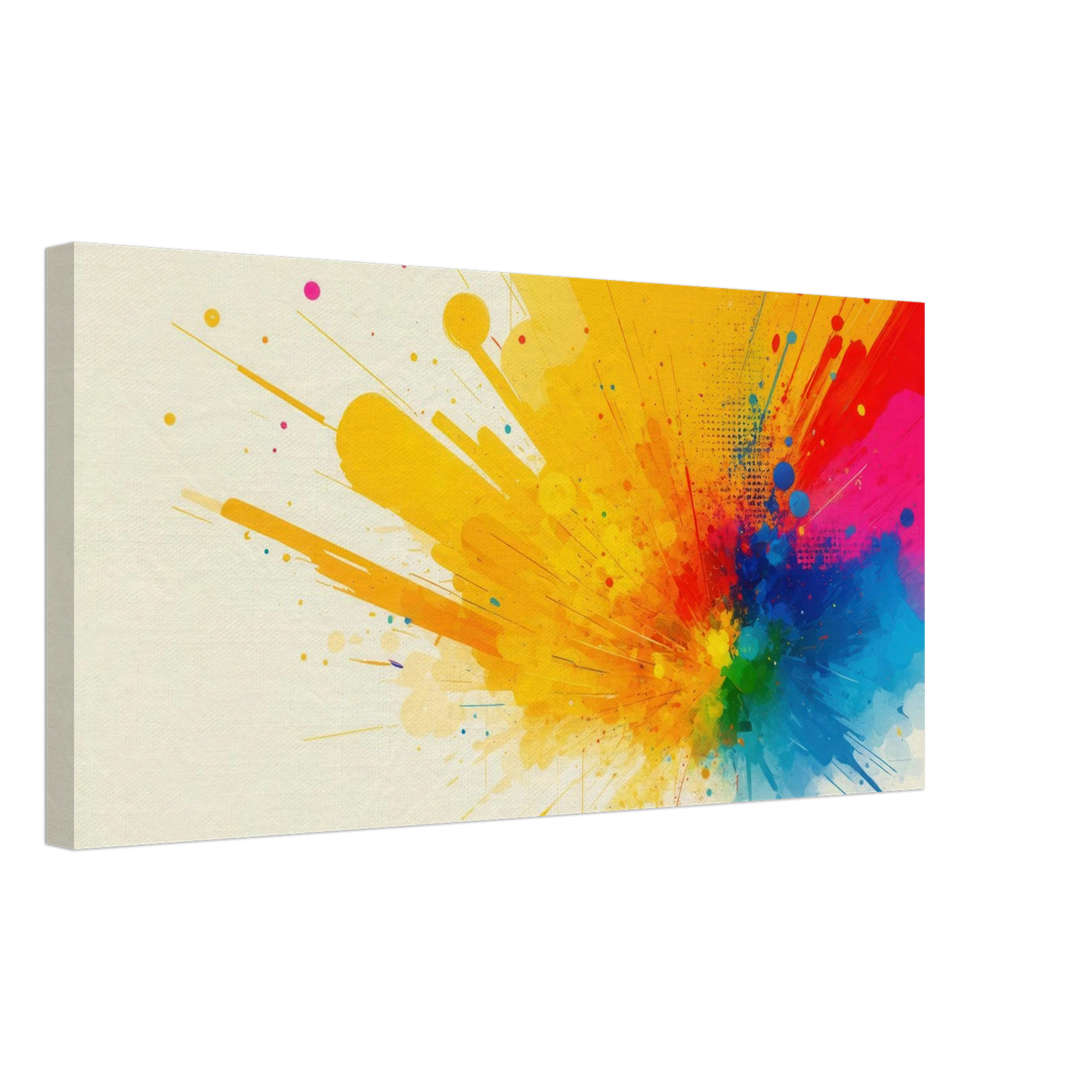 Wandbild explosion der farben abstraktes kunstwerk fuer dein zuhause in verschiedenen groessen