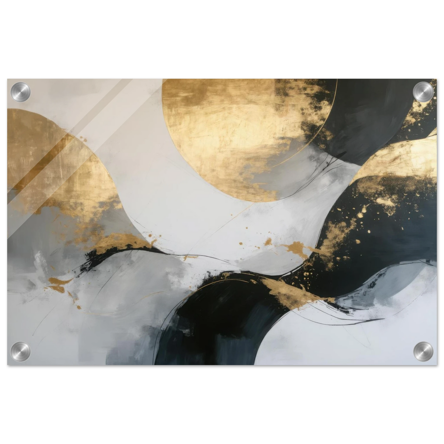 Wandbild goldene abstraktion elegante kunst fuer ihr zuhause in ihrer wunschgroesse