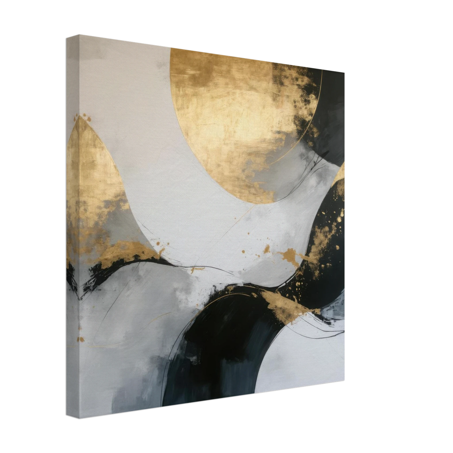 Wandbild goldene abstraktion elegante kunst fuer ihr zuhause in ihrer wunschgroesse