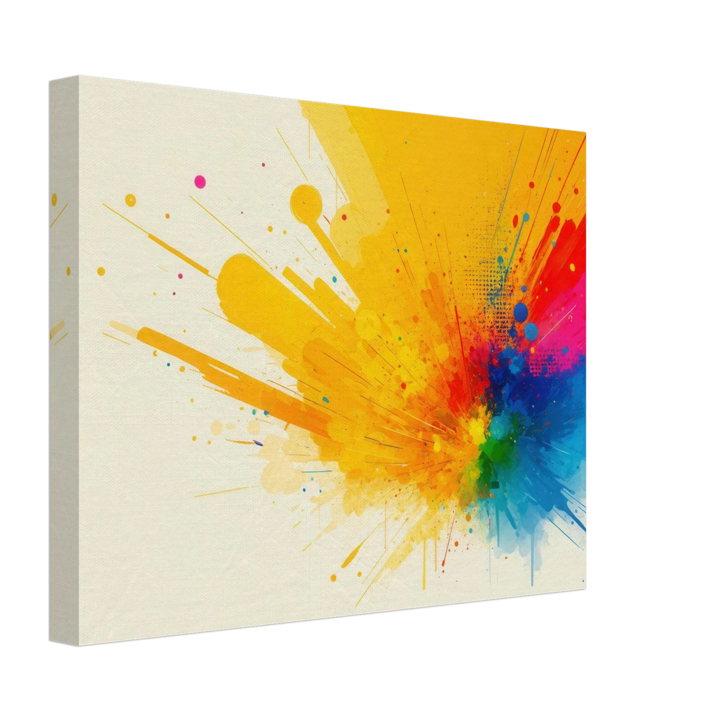 Wandbild explosion der farben abstraktes kunstwerk fuer dein zuhause in verschiedenen groessen